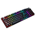 Premium Full‑Size Metal‑Frame Mechanical Keyboard with 7‑Zone RGB Backlight