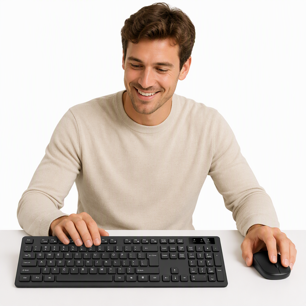 Premium Full‑Size Metal‑Frame Mechanical Keyboard with 7‑Zone RGB Backlight